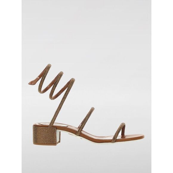 RENE CAOVILLA Shoes - Rene Caovilla Heeled Sandals Woman Beige